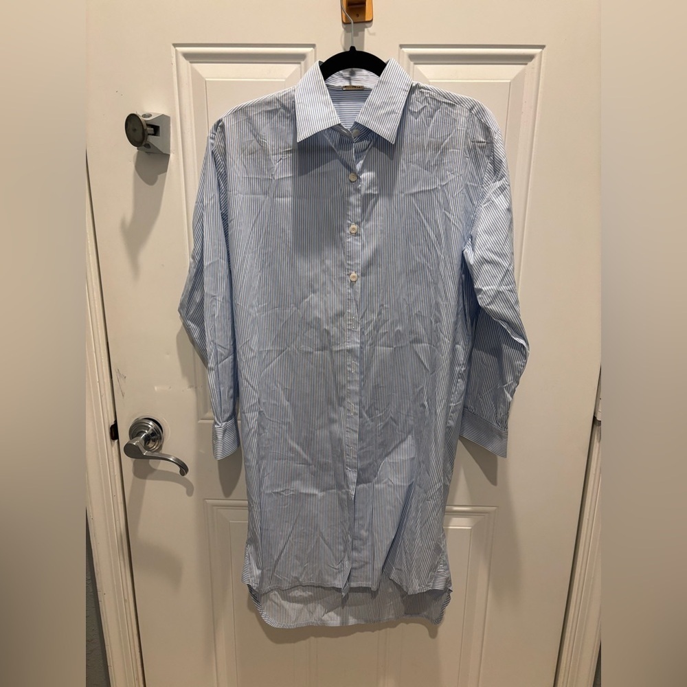 Johanna Ortiz shirt stripped dress sz small
